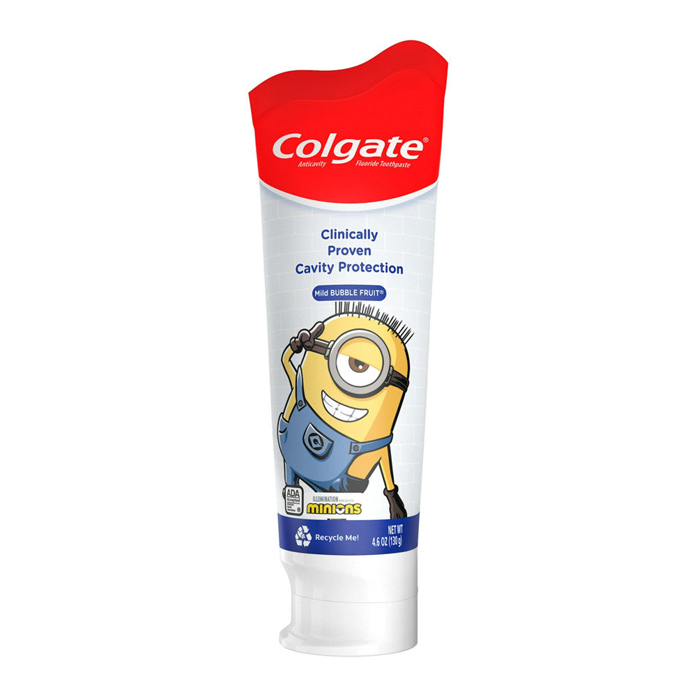 Colgate Kids Toothpaste Bubble Fruit, Minions, 4.6 oz
